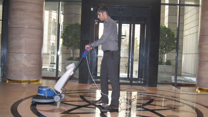 کاربرد پولیشر یا کف شوی صنعتی در تجهیزات هتلی خانه داری