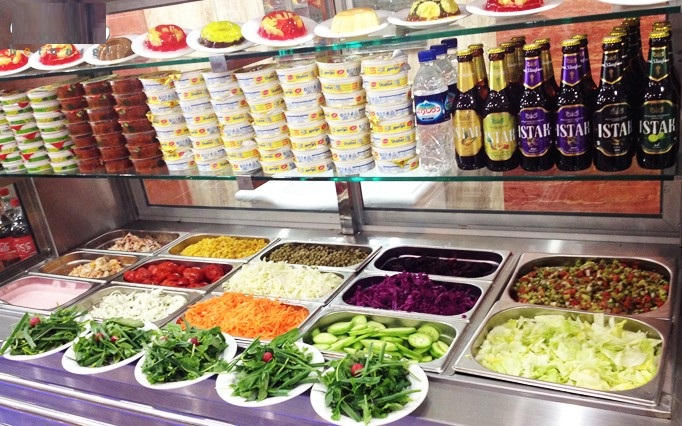 میز سالاد بار - تجهیزات آماده سازی رستوران
