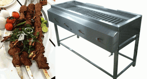  در تجهیزات آشپزخانه صنعتی کباب پز گازی