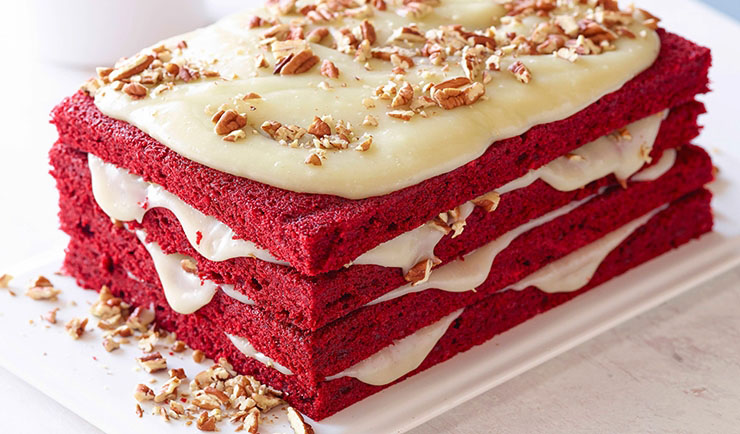 طرز تهیه کیک رد ولولت برای کافی شاپ