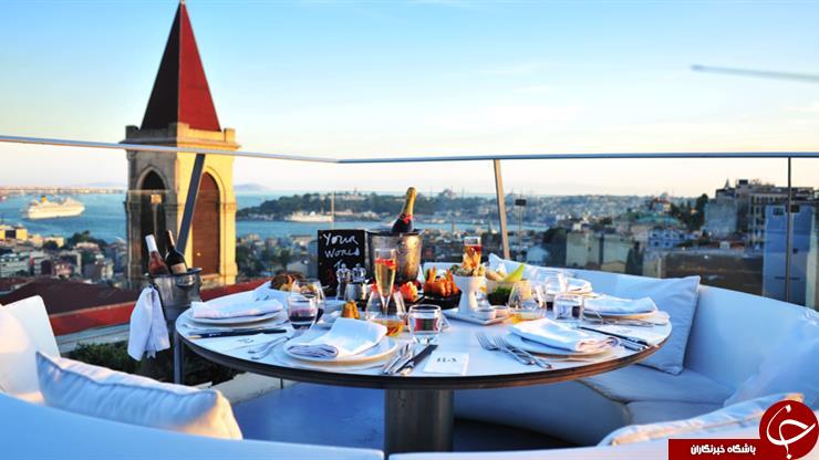  لذت غذا خوردن بر فراز بلند ترین نقاط در دسترس بشر 