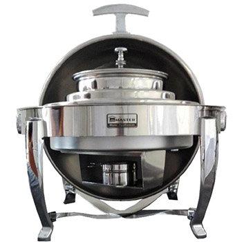 Royal Round Roll-Top Soup Chafing Dish
